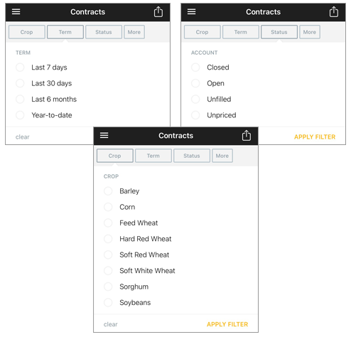 The Andersons Grain Mobile App Contracts