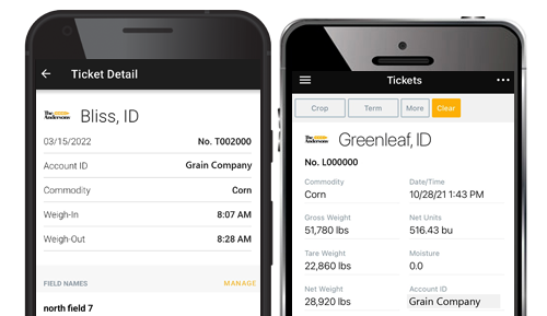The Andersons Grain Mobile App Tickets